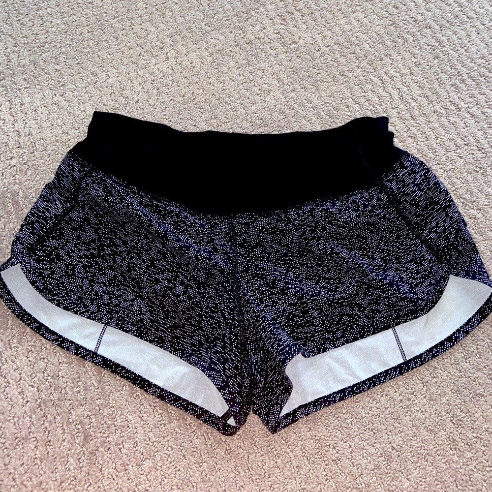 lululemon speed up shorts size 6